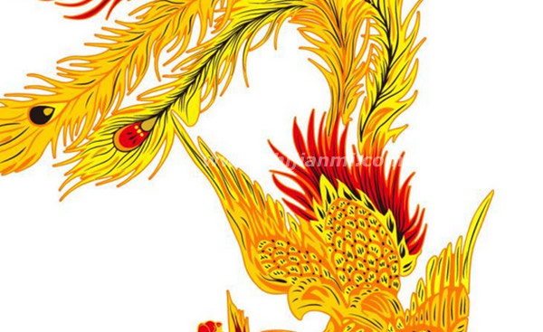 古代五凤指的是什么?传说中的五凤图片(鸑鷟身为黑或紫色的凤凰)