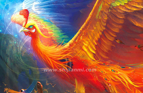 古代五凤指的是什么?传说中的五凤图片(鸑鷟身为黑或紫色的凤凰)