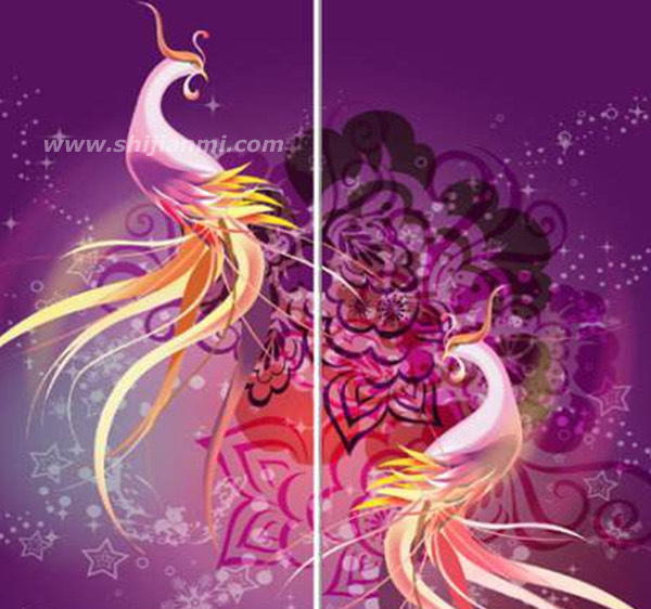 古代五凤指的是什么?传说中的五凤图片(鸑鷟身为黑或紫色的凤凰)