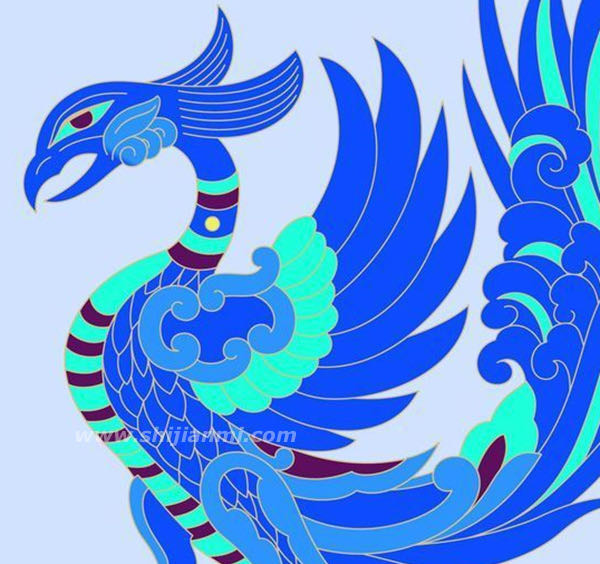 古代五凤指的是什么?传说中的五凤图片(鸑鷟身为黑或紫色的凤凰)