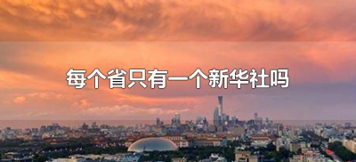 ​每个省只有一个新华社吗（一个省只有一个新华社吗）
