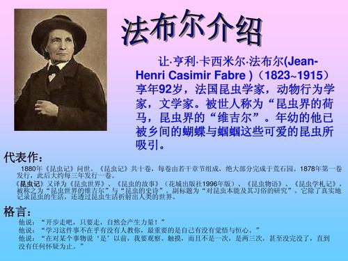 法布尔生平简介（法布尔生平介绍）