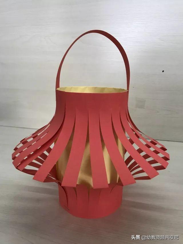做元宵节的灯笼手工简单又漂亮(元宵节必备纸艺小灯笼手工制作)(12)