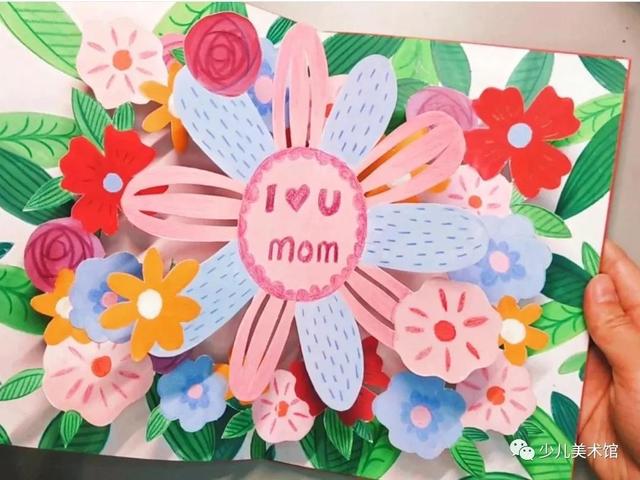 有关母亲节儿童画(母亲节主题儿童绘画22张)(22)