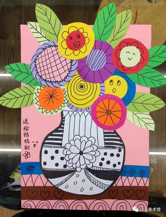 有关母亲节儿童画(母亲节主题儿童绘画22张)(21)