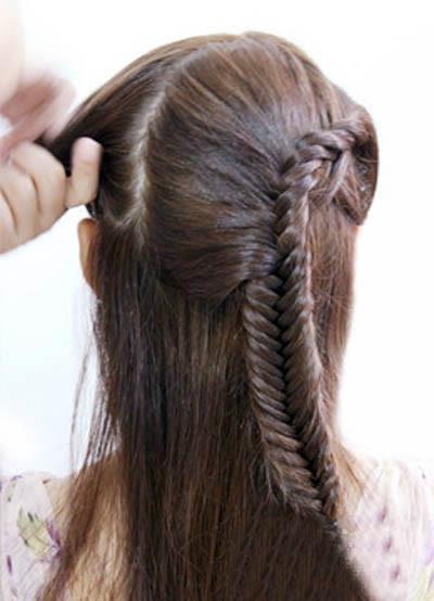 简单韩式编发教程图解(5款超赞的韩式编发图解教程)(6)