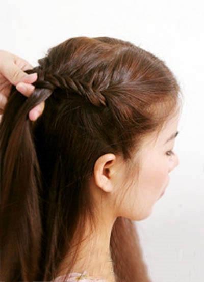 简单韩式编发教程图解(5款超赞的韩式编发图解教程)(4)