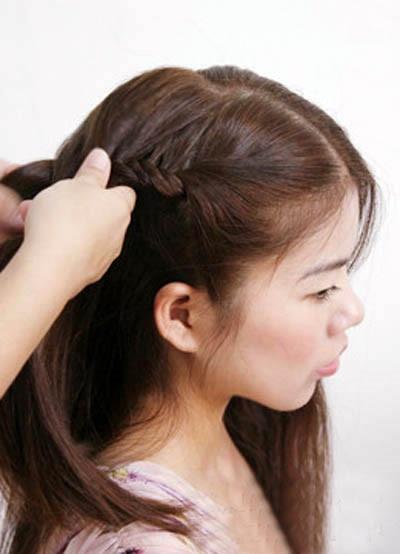 简单韩式编发教程图解(5款超赞的韩式编发图解教程)(3)