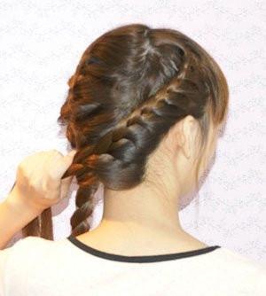 简单韩式编发教程图解(5款超赞的韩式编发图解教程)(16)