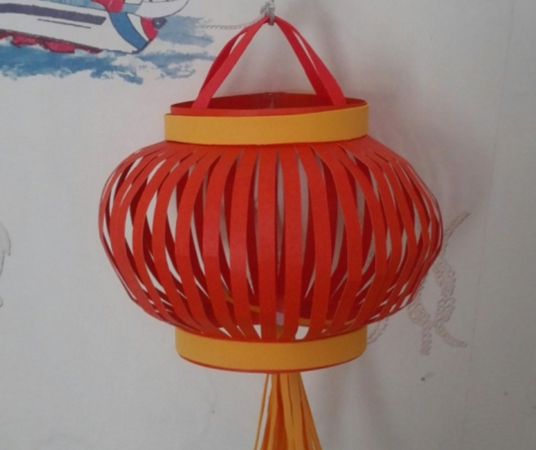 卡纸制作灯笼的方法步骤