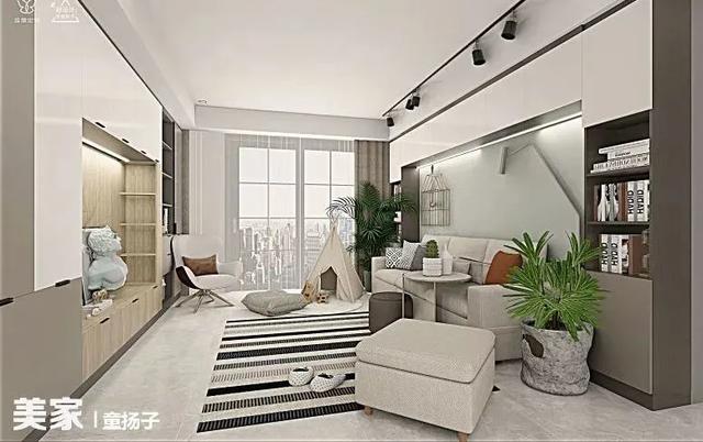 门头设计效果图大全(客厅是门面装修要惊艳)(33)