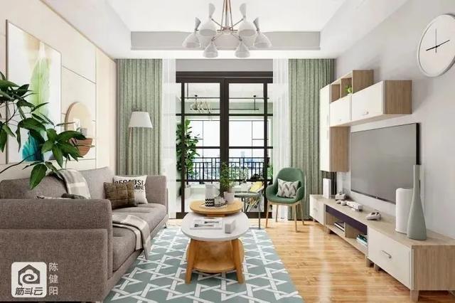 门头设计效果图大全(客厅是门面装修要惊艳)(1)