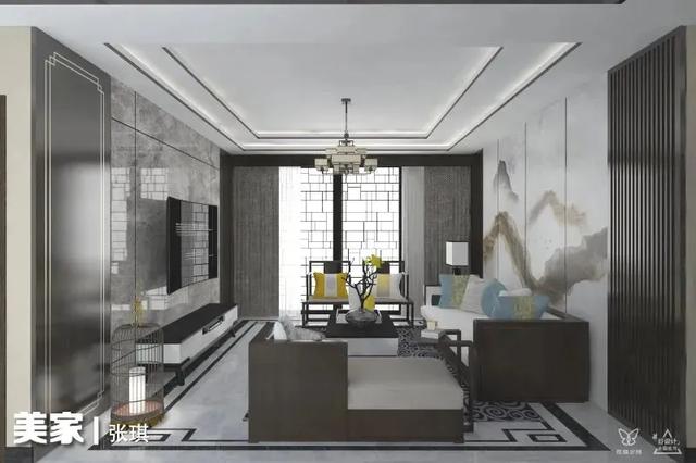 门头设计效果图大全(客厅是门面装修要惊艳)(37)