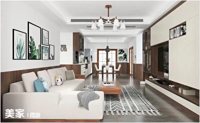 门头设计效果图大全(客厅是门面装修要惊艳)(7)