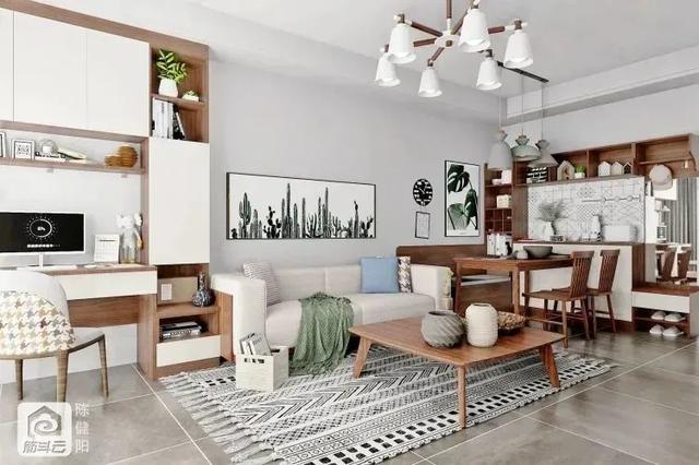 门头设计效果图大全(客厅是门面装修要惊艳)(5)