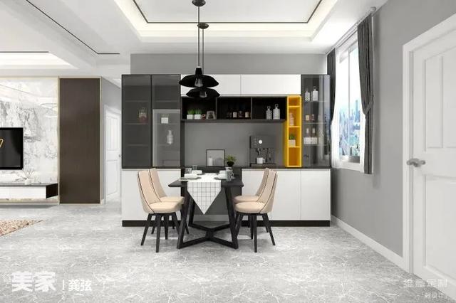 门头设计效果图大全(客厅是门面装修要惊艳)(51)