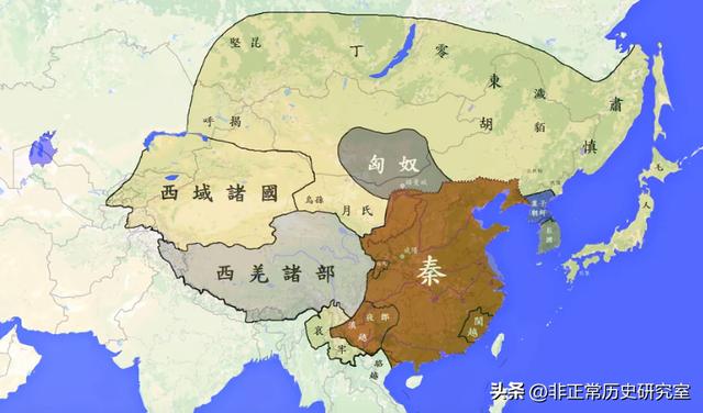 古代地图超清版全图突厥（从历史地图看困扰北方三千年的游牧民族的兴盛衰亡）(3)