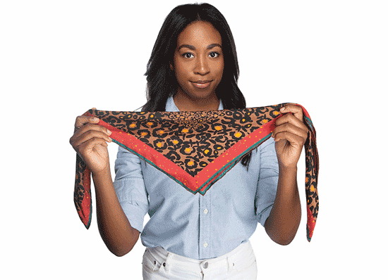 丝巾的6种简单系法总有一款适合你(丝巾的九种最潮系法让你美过春天路过夏天)(11)