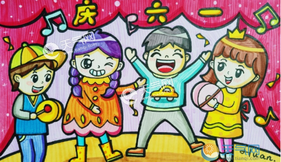 建党六一的画怎么画