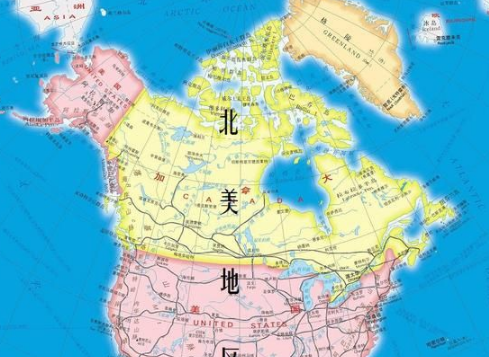 北美洲有哪些国家,北美是指哪些国家图2