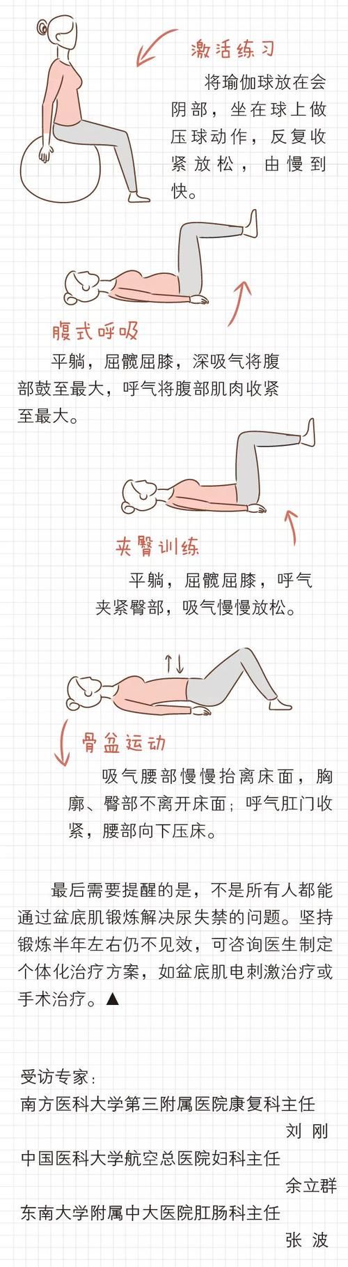 盆底肌松弛怎么锻炼