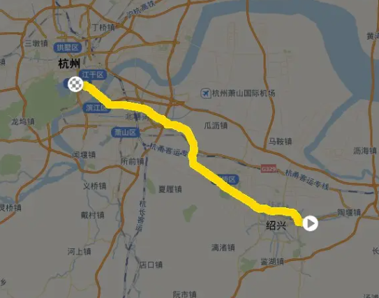 杭州到绍兴多少公里,绍兴离杭州市多少公里图3