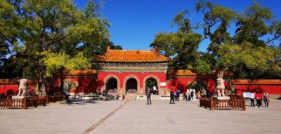 ​沈阳东陵公园航拍：秋末的沈阳东陵公园