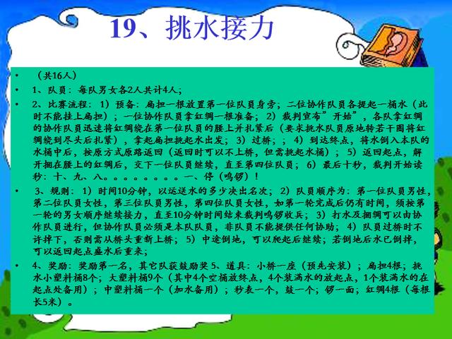 团队活跃气氛的70个小游戏(可以增加团队凝聚力的小游戏)(9)