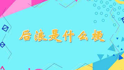 ​后浪是什么梗(后浪是什么梗啊)