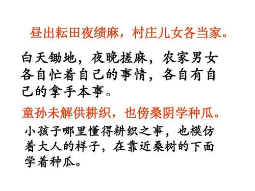 四时田园杂兴其31的意思(四时田园杂兴其三十一原文及译文)