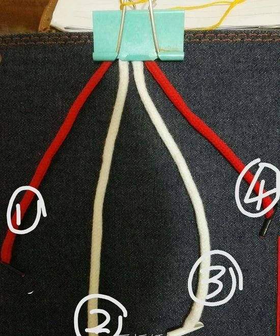 四股麻花辫怎么编,四股辫怎么编图2