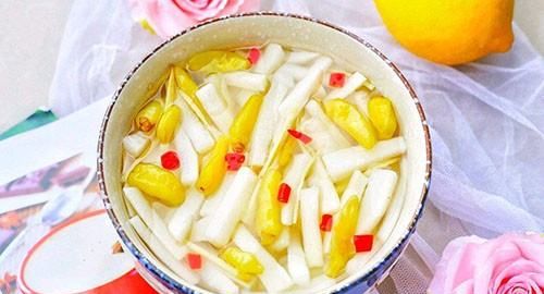 泡萝卜的腌制方法酸脆,腌白萝卜怎么腌好吃又脆酸甜图3