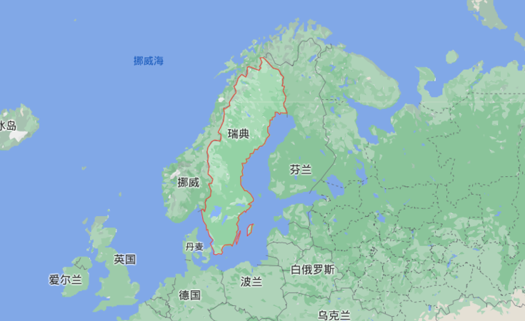 瑞典与哪几个国家是邻国