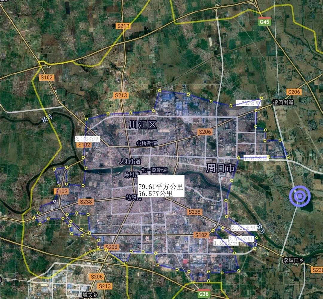 周口市哪个县(区)面积最大(周口市建成区面积排名)