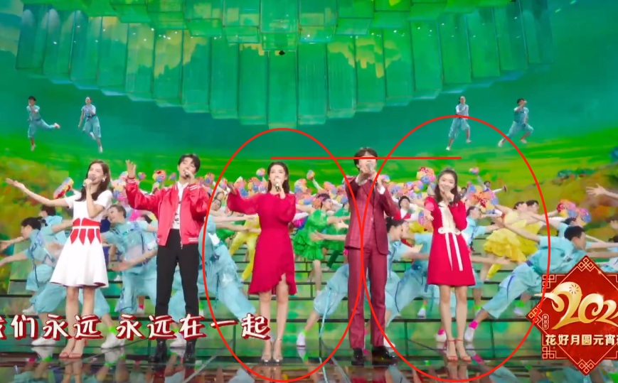 刘浩存官方身高168，元宵晚会遇到李沁，一看就知道说了谎