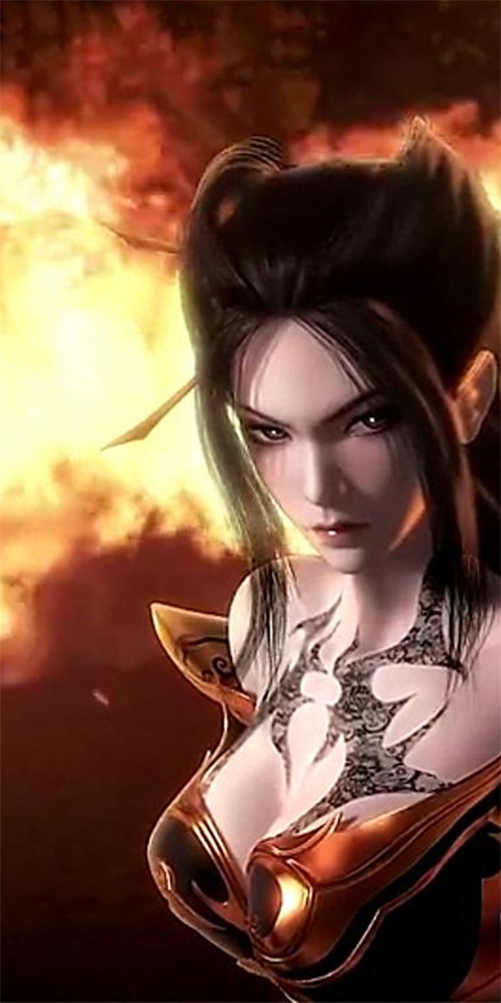 找了好久,终于找到你——焰灵姬系列手机壁纸送给你!请欣赏!