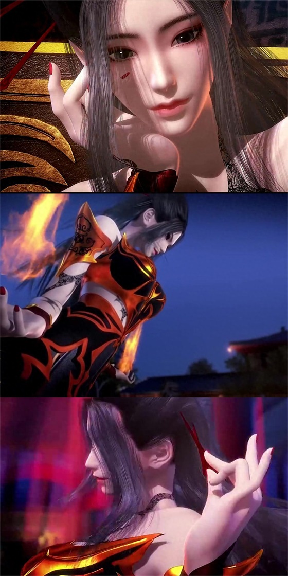 找了好久,终于找到你——焰灵姬系列手机壁纸送给你!请欣赏!