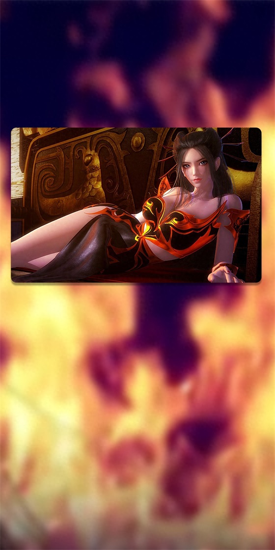 找了好久,终于找到你——焰灵姬系列手机壁纸送给你!请欣赏!