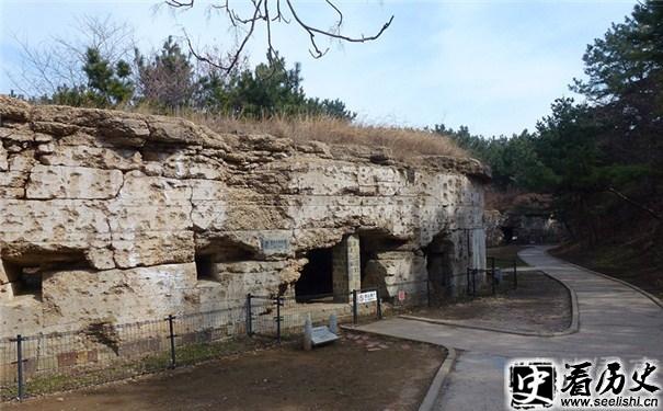 东鸡冠山日俄战争遗址图