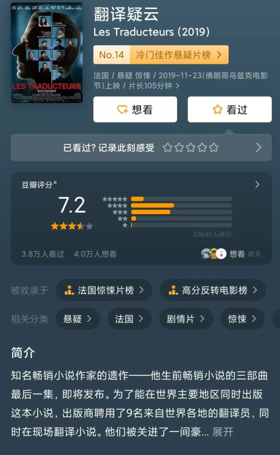 经典烧脑的电影有哪些（经典烧脑高燃好看的十五部电影推荐）