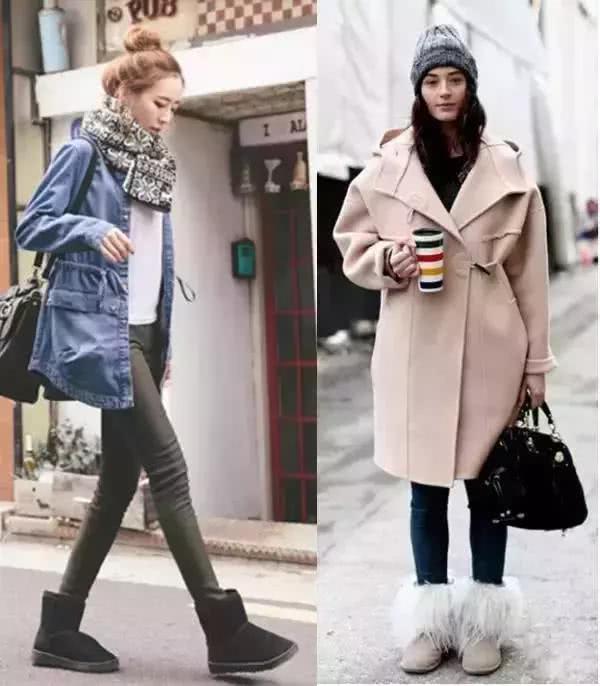 雪地靴最全搭配方法,雪地靴也能穿出大长腿!