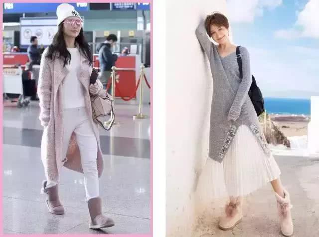 雪地靴最全搭配方法,雪地靴也能穿出大长腿!