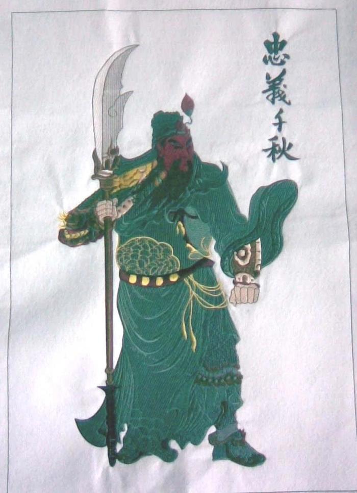 都说是红脸的关羽战长沙,为什么他的脸不是其他颜色