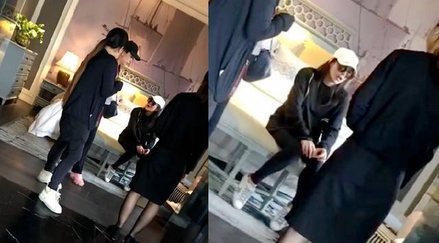 张馨予肚子终于藏不住了！双手遮不住隆起的大肚，网友：坐等官宣