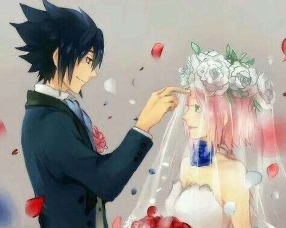 火影忍者:情侣“结婚照”,鸣人“公主抱”雏田,井野一脸幸福!