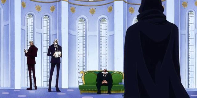 海贼王大将候补桃兔茶豚登场,红发面见五老星,巅峰谈话