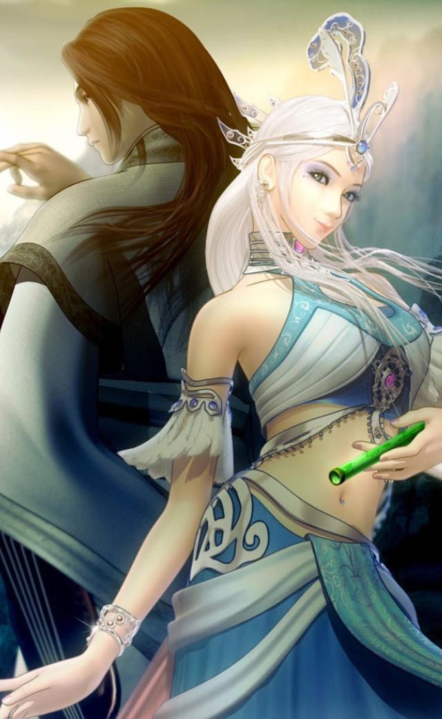 秦时明月高清动漫壁纸美图，不服卫庄、盖聂的来战！