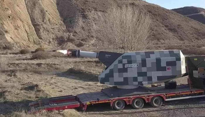 又一国家造出电磁炮,造型比较唬人,实际战斗力让人忍俊不禁