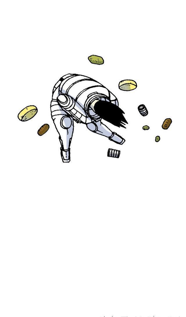 赵石搞笑新漫画 独行月球 09 漫画中人物所画的漫画