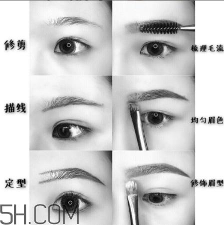 怎样画适合自己的眉毛 超详细画眉步骤图解